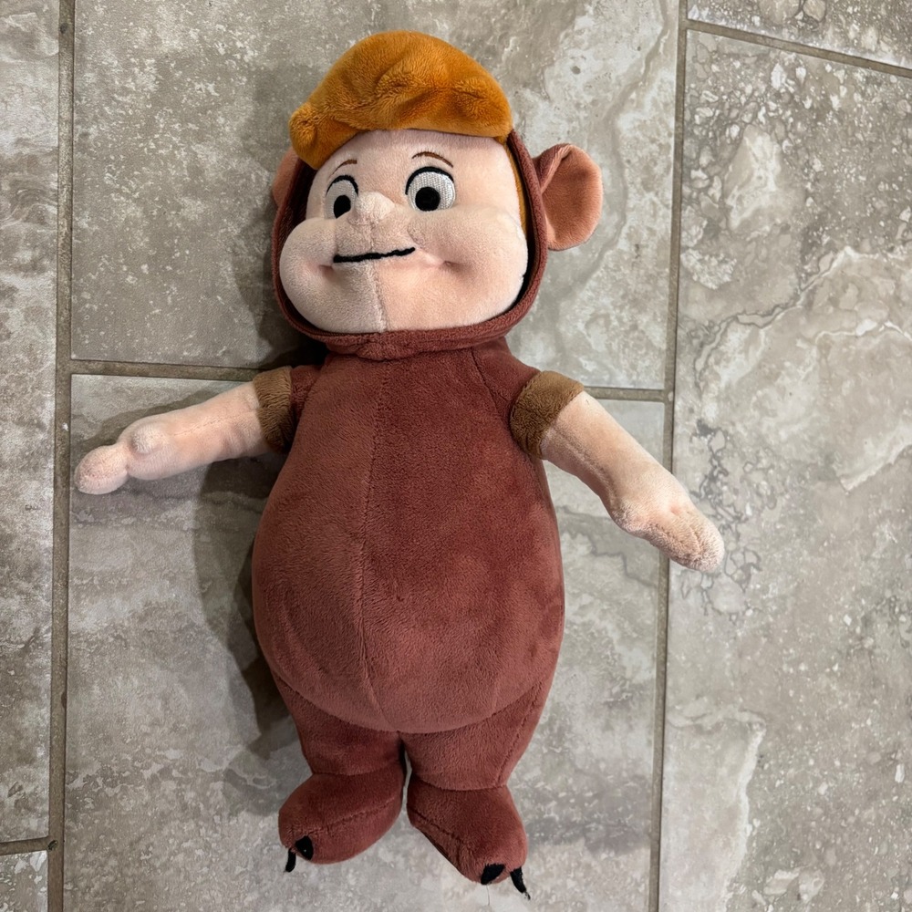 Disney Peter Pan Lost Boys Slightly Fox Plush Stuffed Animal Brown 12 Inch